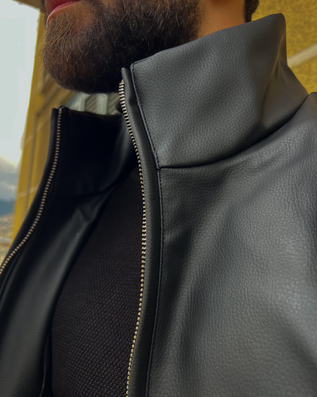 The High Neck Leather