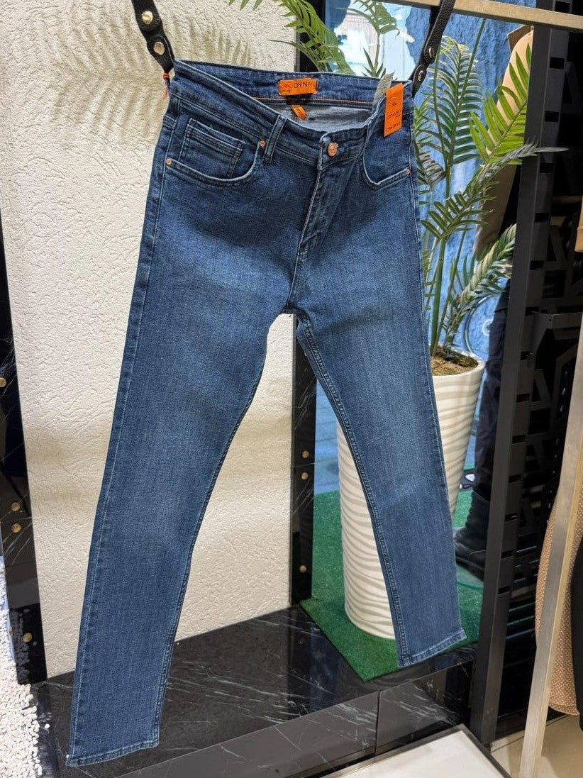 Slim Fit Dark Blue Jeans