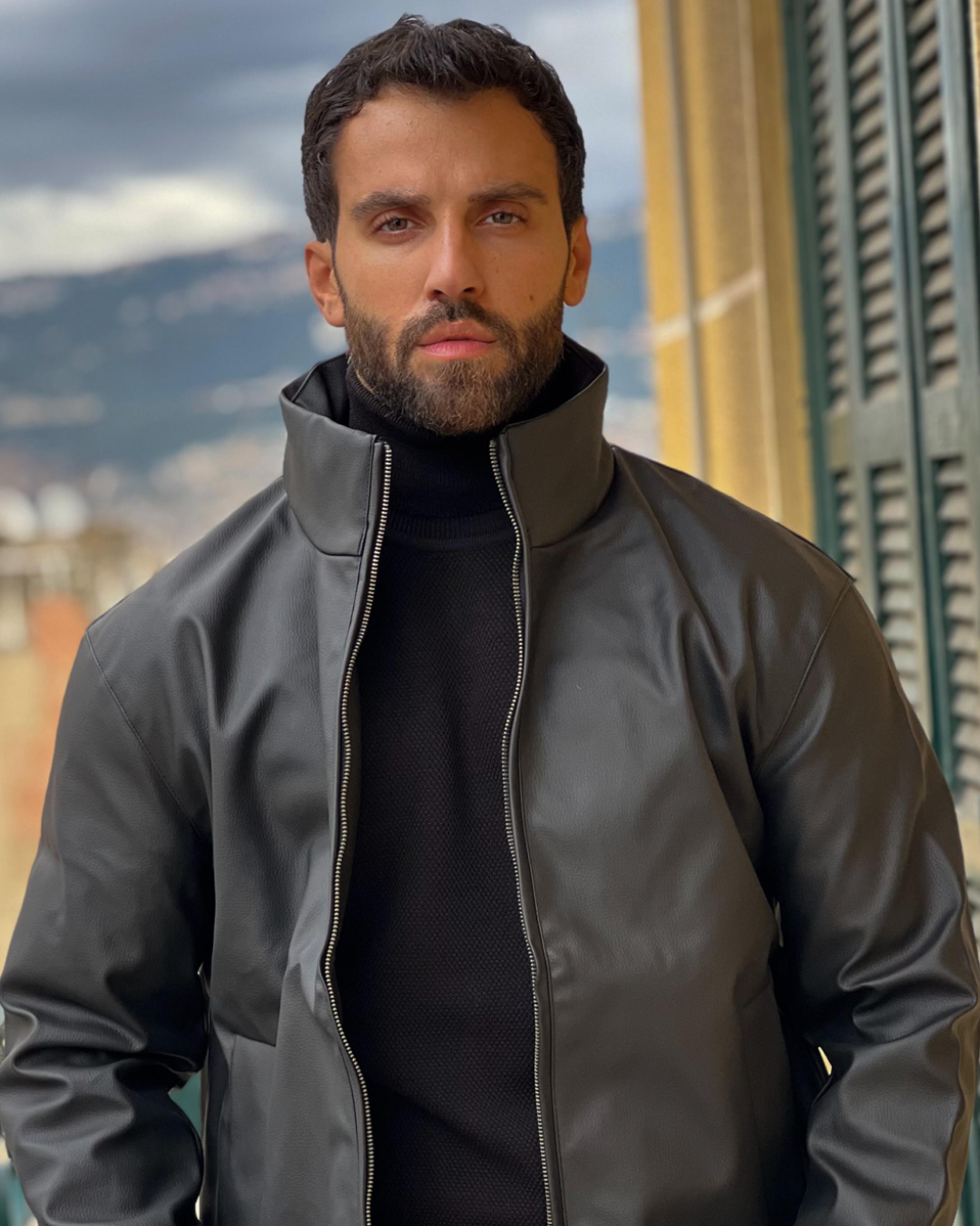 The High Neck Leather