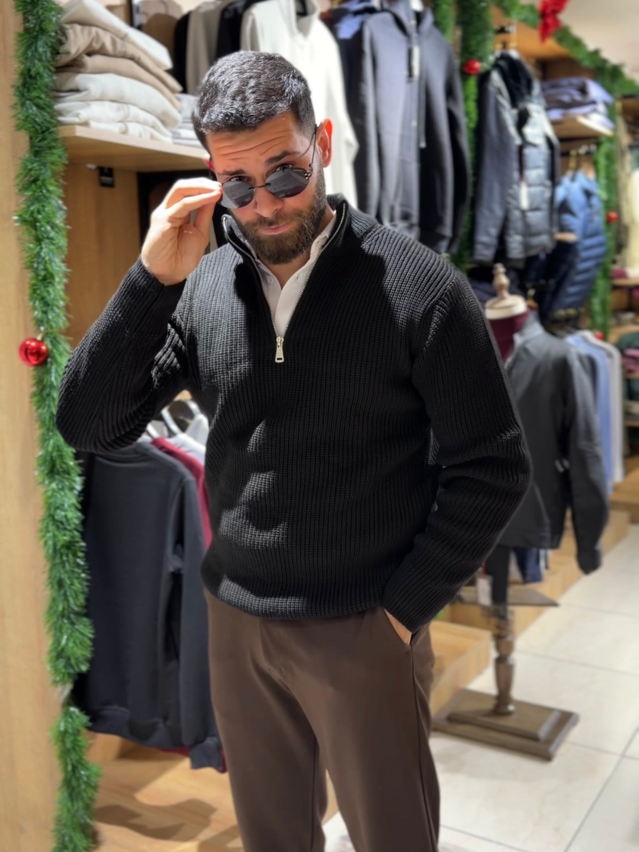 HalfZipper Knitwear
