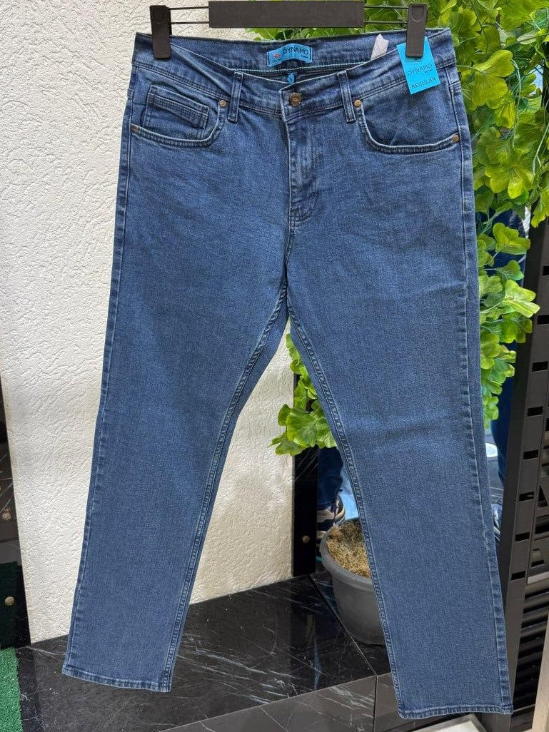Regular Fit Dark Blue Jeans
